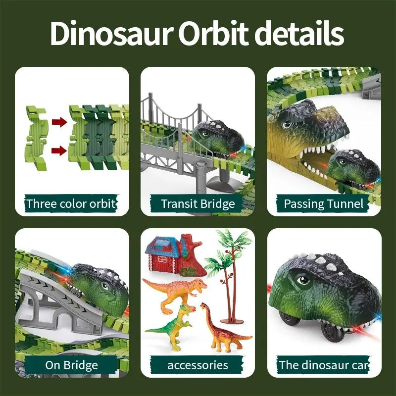 Dino Adventure Track Toy Set